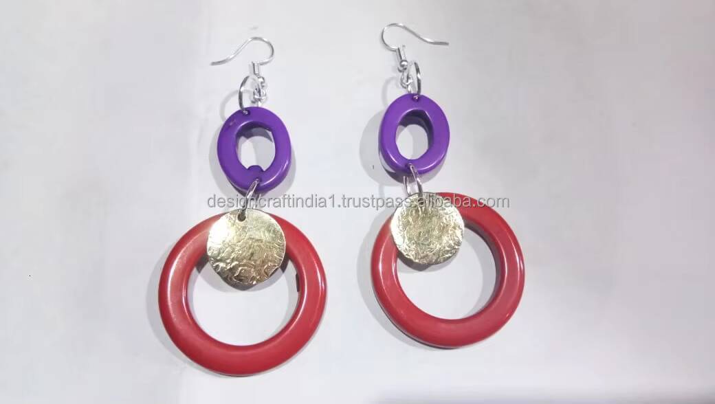 High-Quality for Women Red Fashion Resin Earrings Price