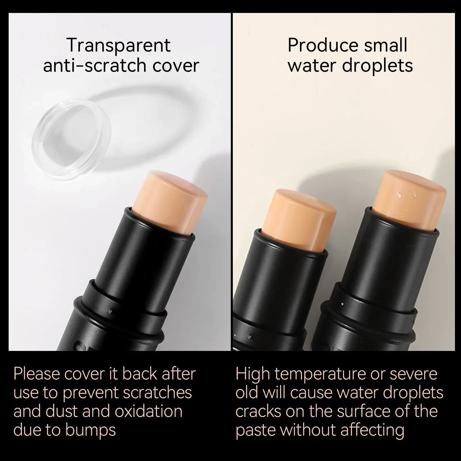 Matte Concealer Stick Liquid Foundation Cover Eye Dark Circle Modify Skin Tone Face Primer Base Makeup 250813