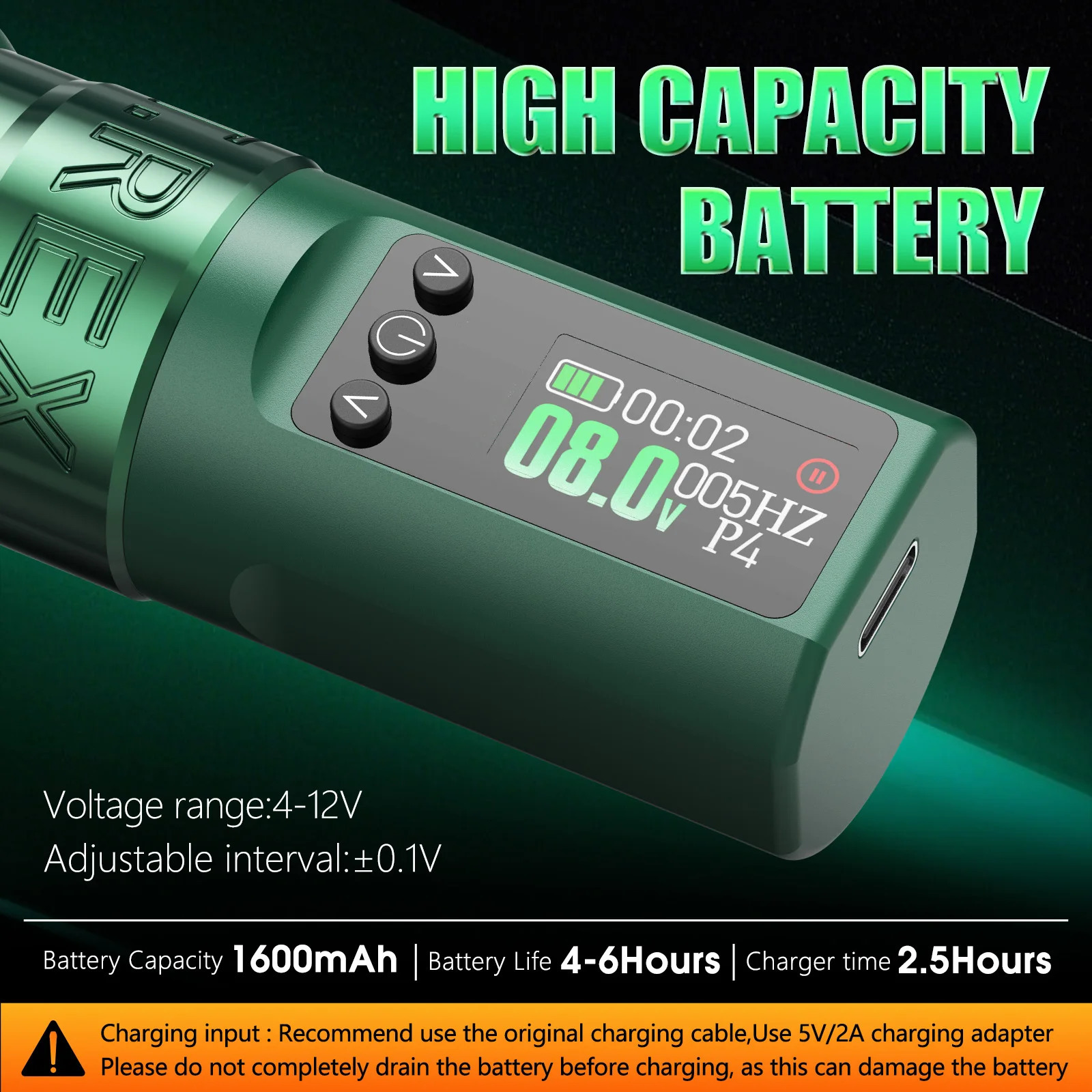 TRex wireless tattoo machine multifunctional pen with 1600mAh battery rotary 35mm stroke length 250809