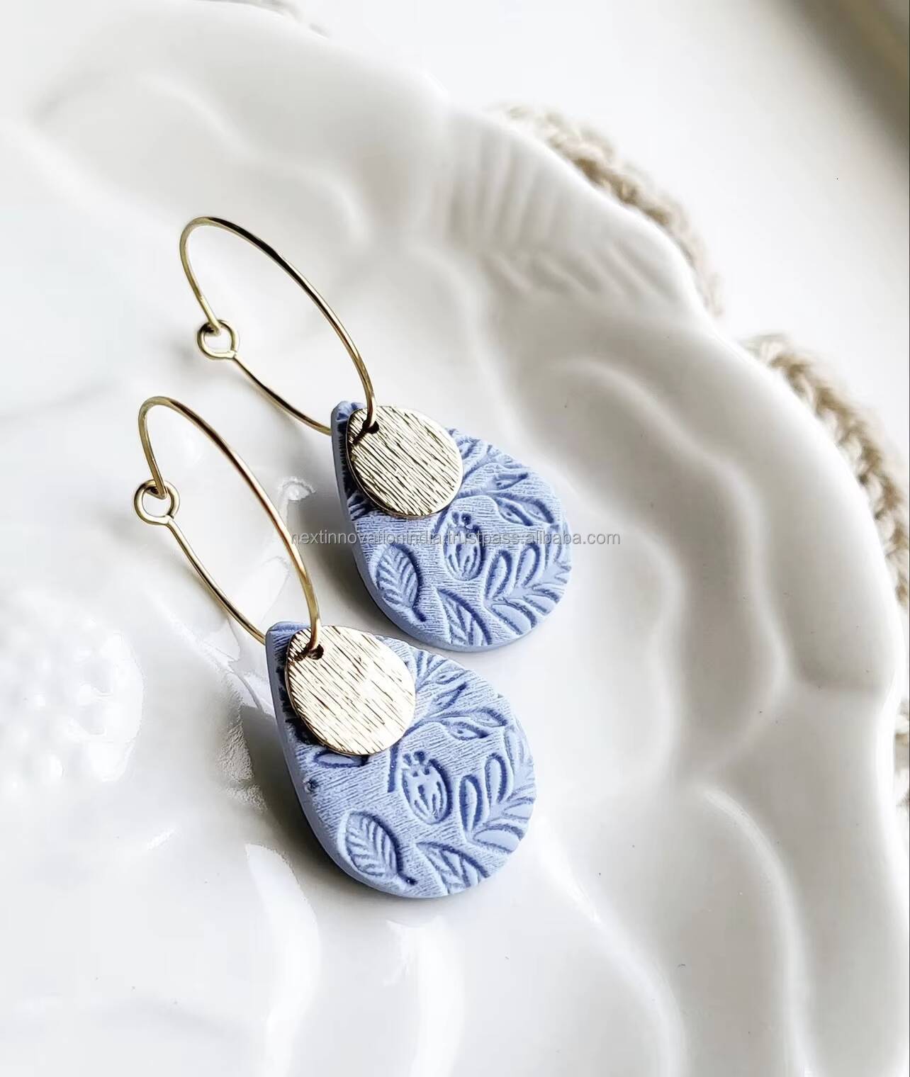 High Quality Polished Shiny Handmade Colorful Resin fashion Earrings for Indian Women