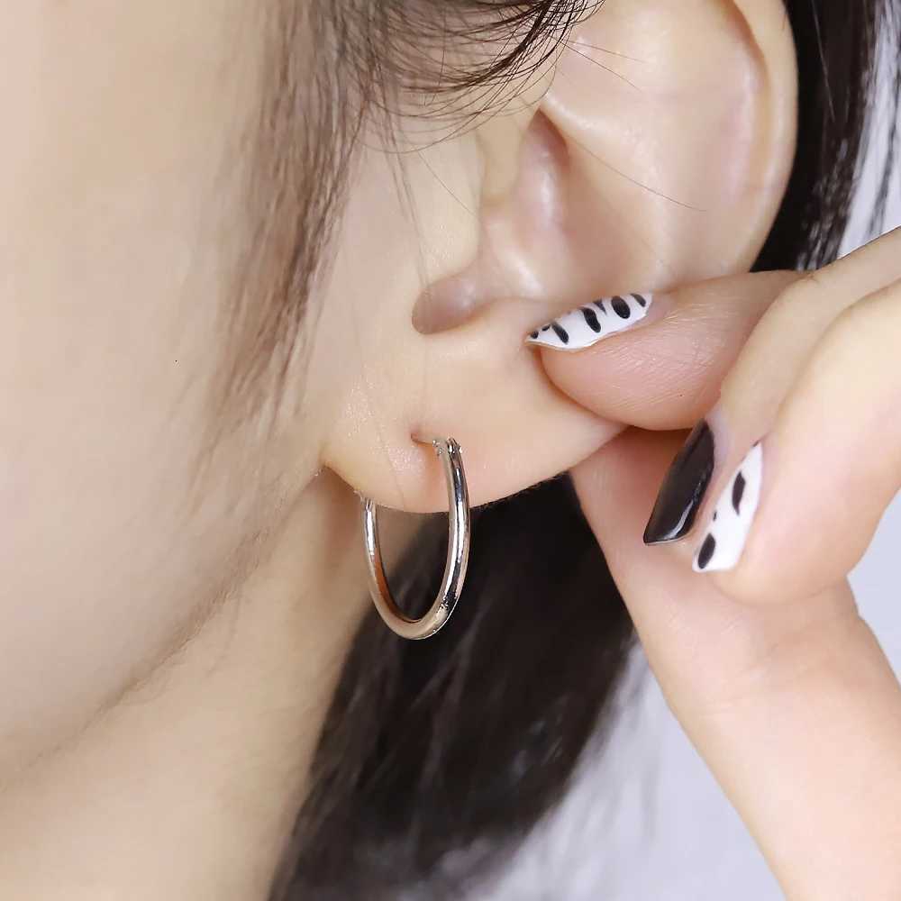 3 Pair/Set Fashion Punk Women Girl Simple Round Circle Small Ear Stud Earrings Punk Hip-hop Hoop Earrings Jewelry XJ250814