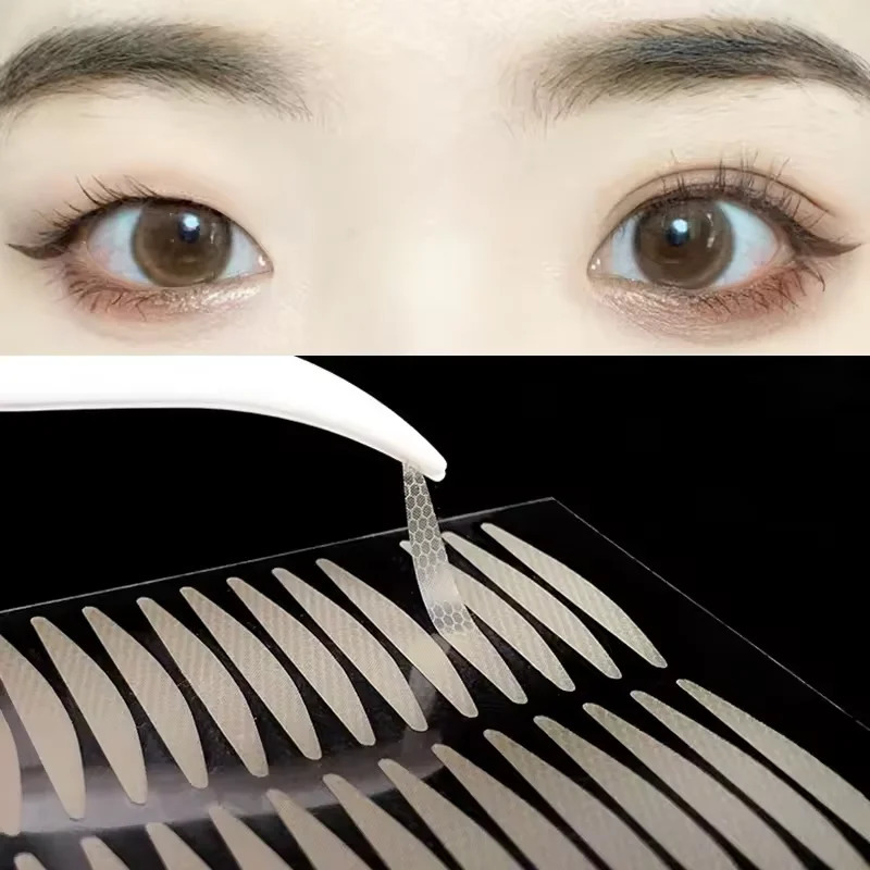 Double eyelid invisible tape light beige stripe self-adhesive type natural eye makeup products and tools 250811