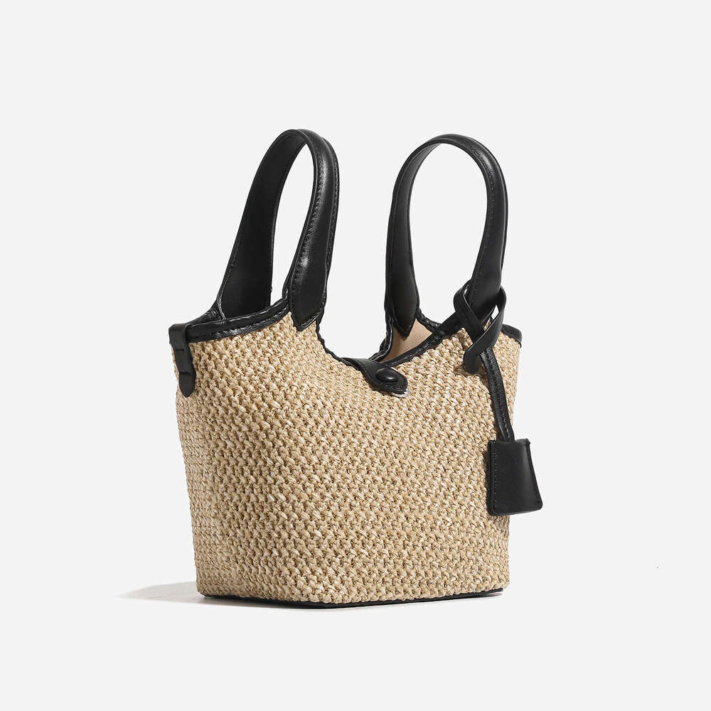 2025 New Handmade Woven Handbag Designer's Premium Single Shoulder Crossbody Large Capacity Bucket Bag