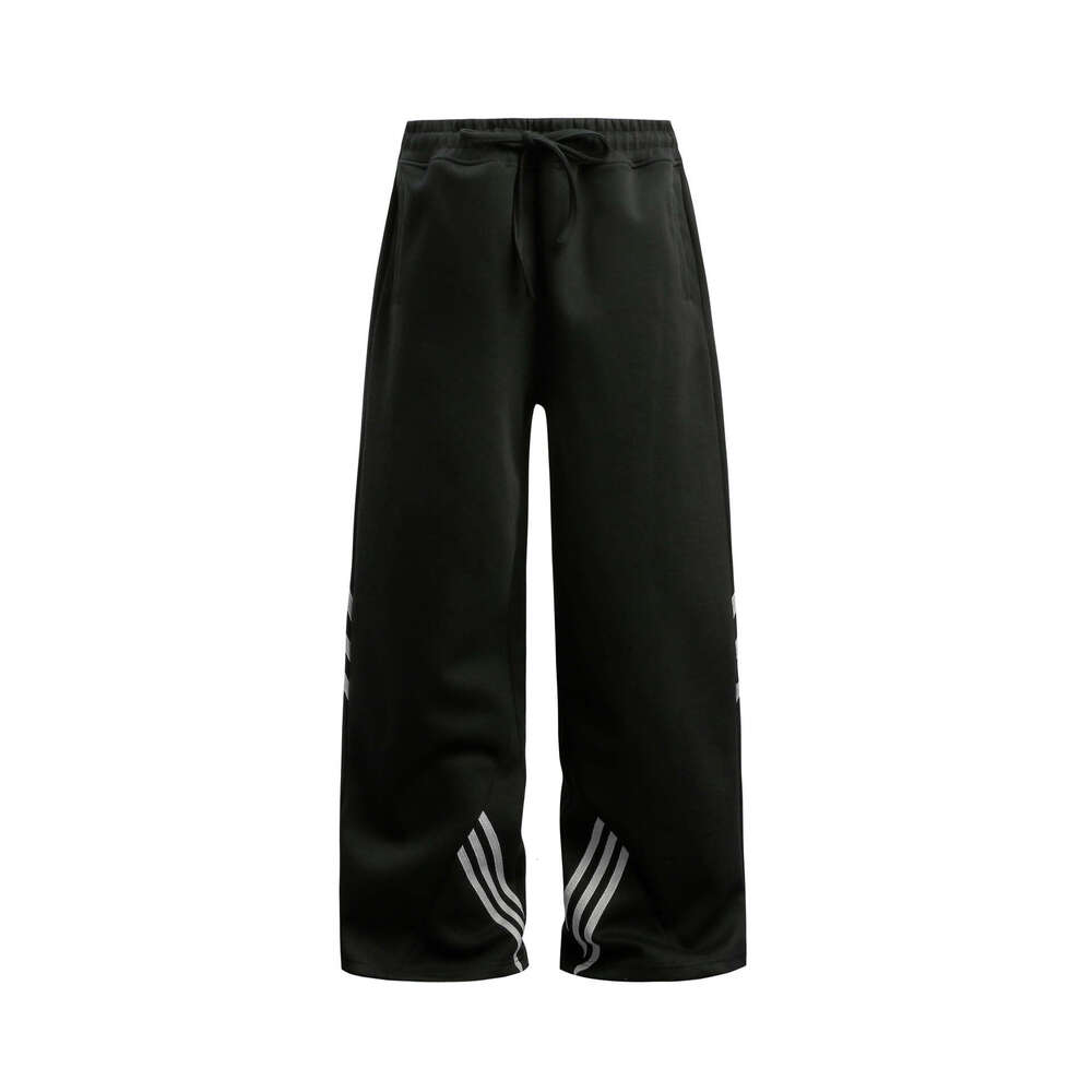 American Style Striped Cargo Unisex Trendy Brand Straight Wide-Leg Outdoor Sports Joggers Casual Floor-Length Pants B5