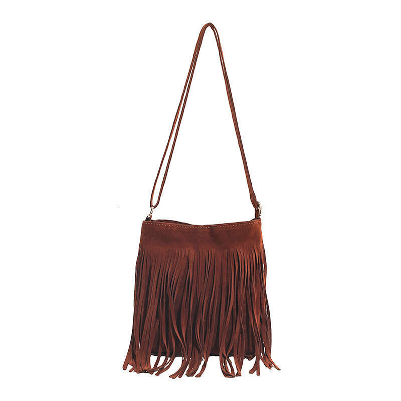 2025 New Large Capacity Women's with Tassels, Simple Commuter Shoulder Bag, Crossbody Bag