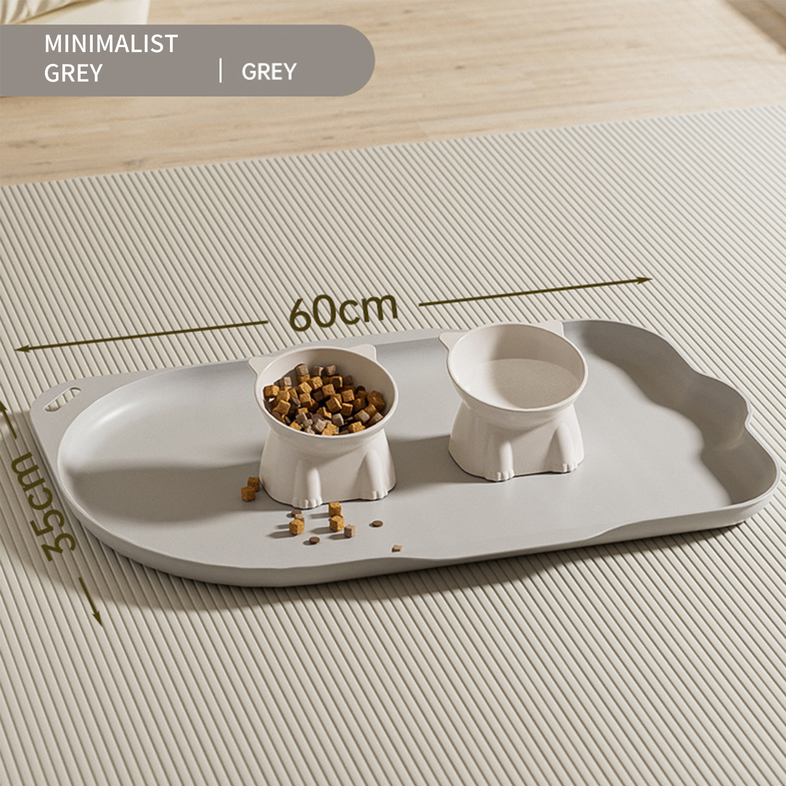 Pet meal mat waterproof, anti fouling, anti slip, cat bowl mat large food cleaning mat pet supplies cross-border dropshipping