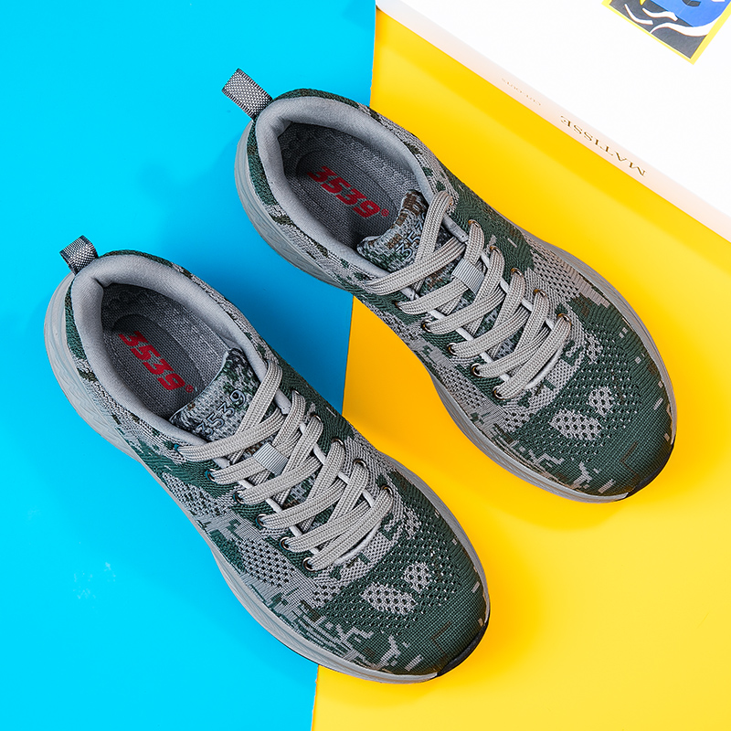 2025 New military fan shoes for summer, breathable, anti-slip, wear-resistant, mesh surface, outdoor leisure sports shoes, low-, fashionable trend