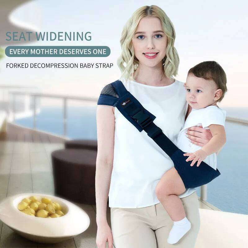 Sleeping Infant Carrier Baby Single Shoulder Strap Waist Stool Adjustable Cotton Wrap Sling