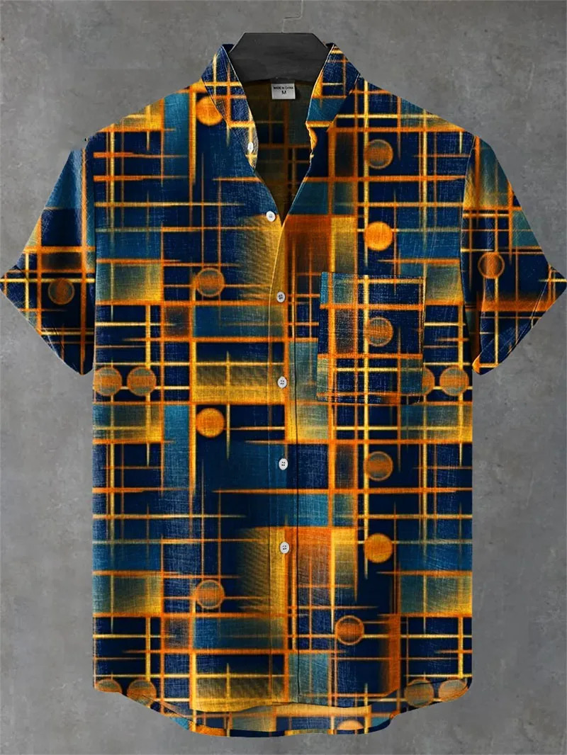 Mens Hawaiian Shirt 3D Fashion Imported Clothing Printed Single Breasted Top Casual Wear Camisa De Hombre Cosas Baratas 250808