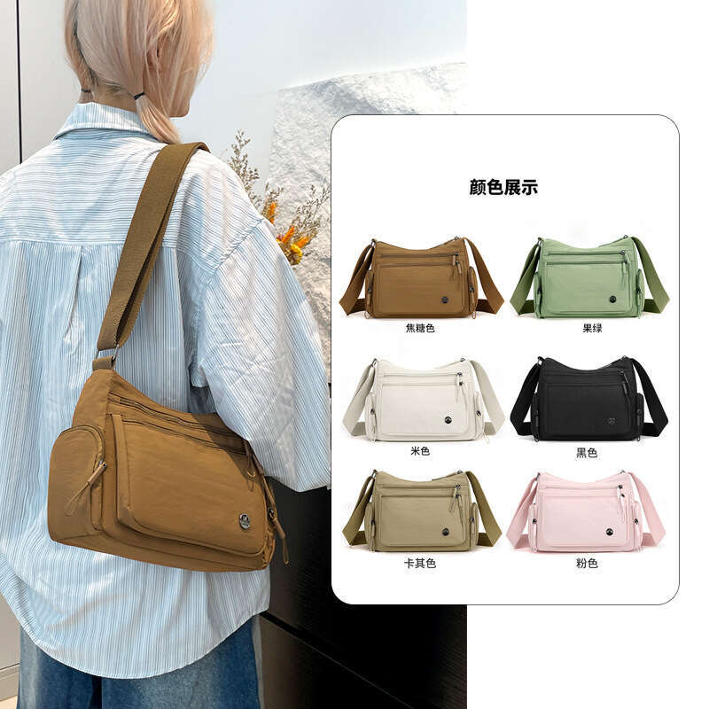New Bags Designer Women Nylon Fabric Women's Multi-Compartment Casual Lightweight Versatile Crossbody wallet Korean Style Simple Fashionable Shou