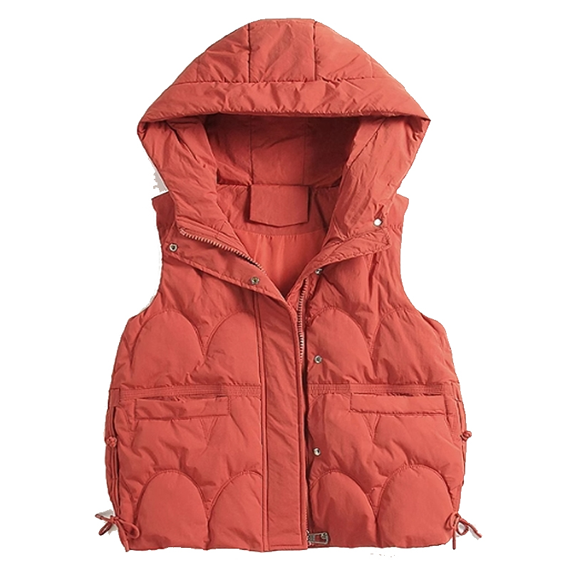 Vest Women's Short Down Cotton Tank Top Loose Student Autumn/Winter Camback Vest Versatile Coat