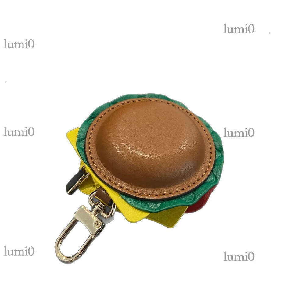 Lujia New Straight Mini Hamburger Unisex Small Waste Keychain Pendant Bag Accessory