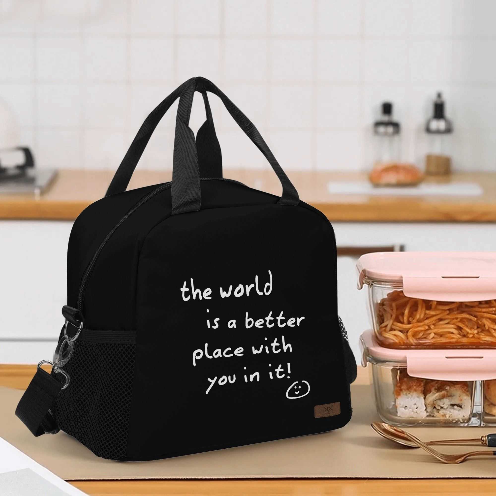 NXY Fashion Printing Lunch Bag Designer Tote Women Thermal Insulated Lunch Box Classic Picnic Office Food Bags 250814