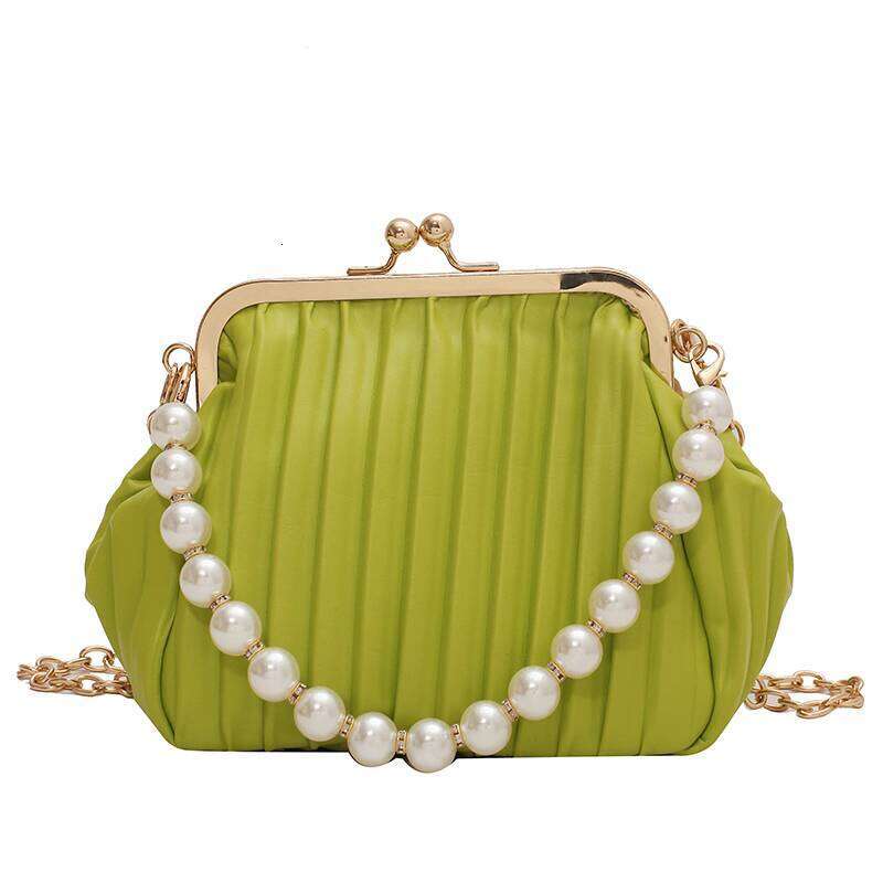 2060 High-End Pearl for Women Spring Summer 2025 NEW free shipping New Fashion Chain Versatile Crossbody Shell Bag