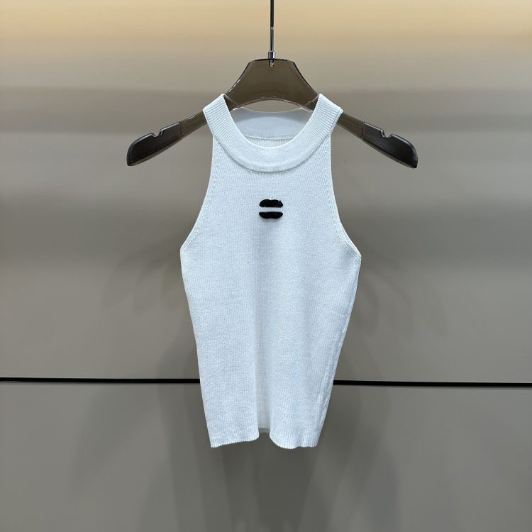 New T-shirts Designer Luxury T-Shirt For knitted vest Woman Tee Knitted Tees Womens Shirts Lady Tops Ladies