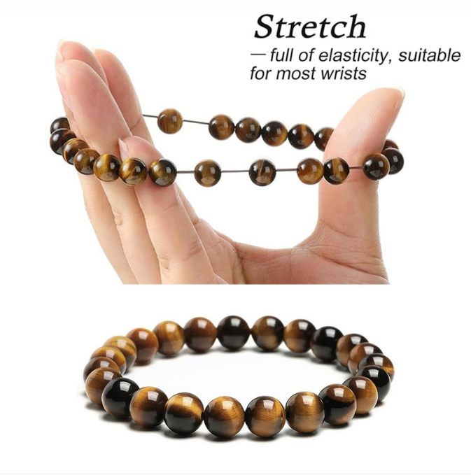 Beaded Charm Bracelets Beaded 8Mm Women Men Designer Strand Bracelets Luxury Natural Stone Healing Crystal Stretch Bracelet Gemstone Round