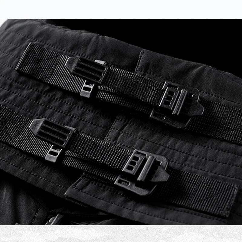 Designer Clothing 2025 Summer Tactical Jackets Men Half Sleeve Functional Multi Pockets Coats Hip Hop Japanese Style Male Streetwear Tops