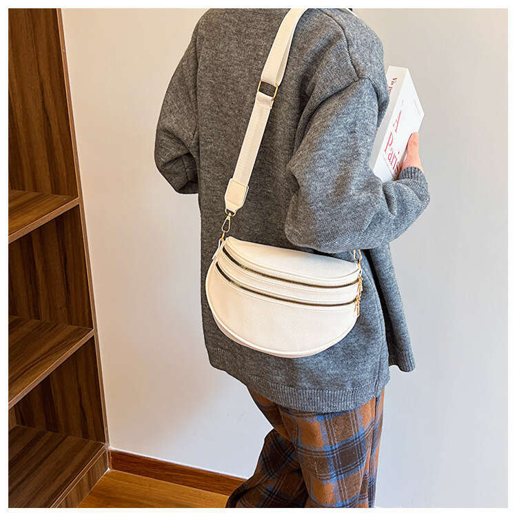 2025 New Chest Bags Designer Women with Wide Strap, Fashionable and Trendy Crossbody Bag, Versatile wallet Single Shoulder Bag for