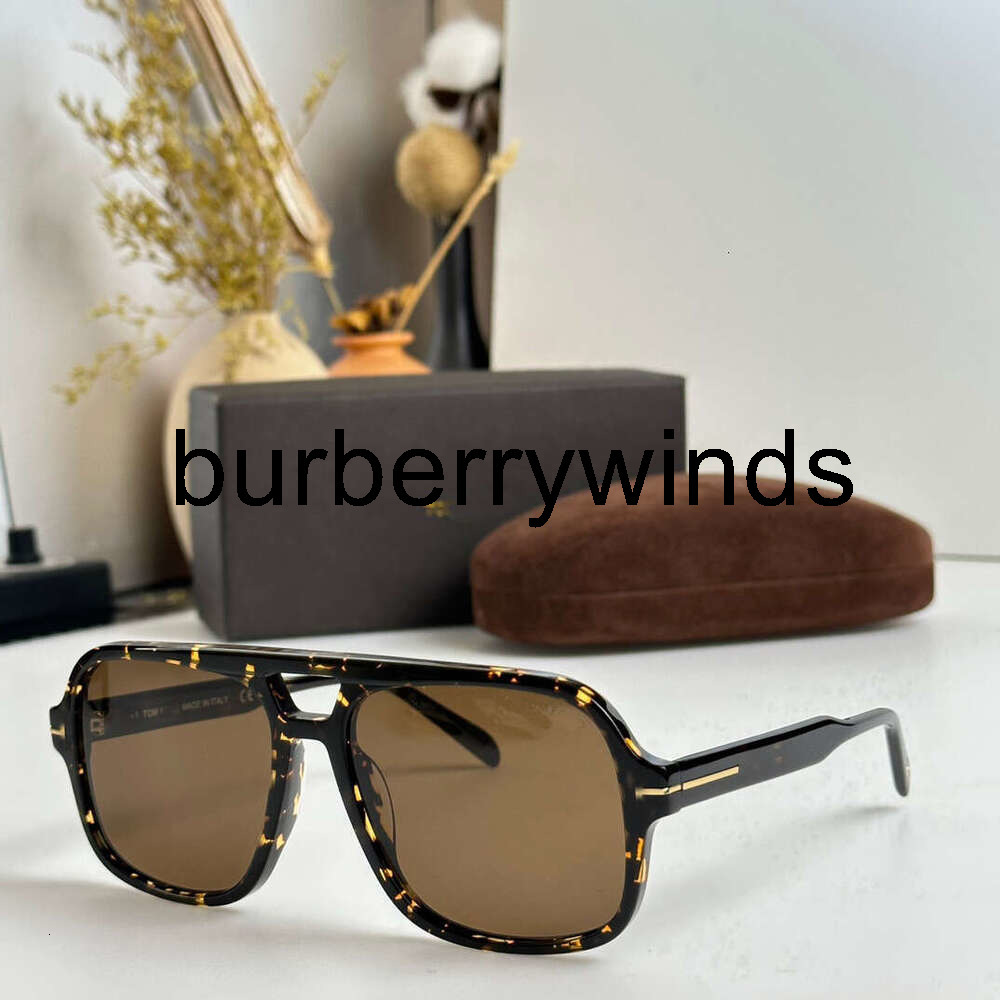 TF Tom''Ford''Fordd''Sunglasses Designer Sunglasses Mens Ft0884 Plate Frame Oversized Glasses Fashion Falconer Sun for Women Black Sport Styles with tomly RBAN
