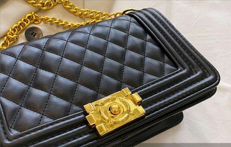 Dia Pattern Shoulder Bags Women High-quality Chain Crossbody Bag