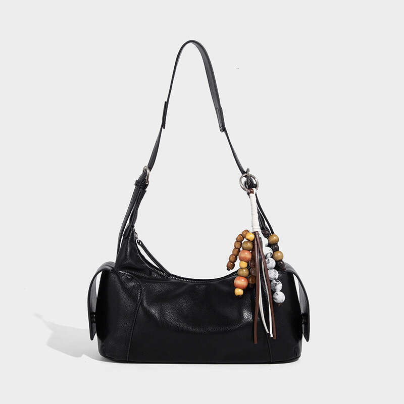 Women's Bags 2025 Summer New Handheld Shoulder Crossbody Niche High-End Soft Leather Large Capacity