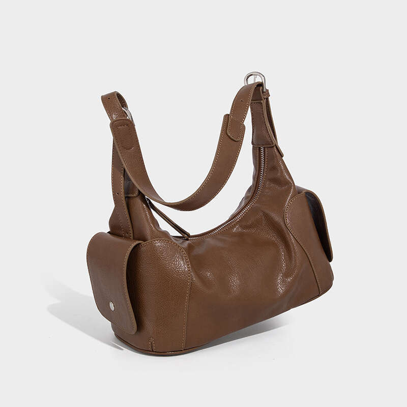 Women's Bags 2025 Summer New Handheld Shoulder Crossbody Niche High-End Soft Leather Large Capacity