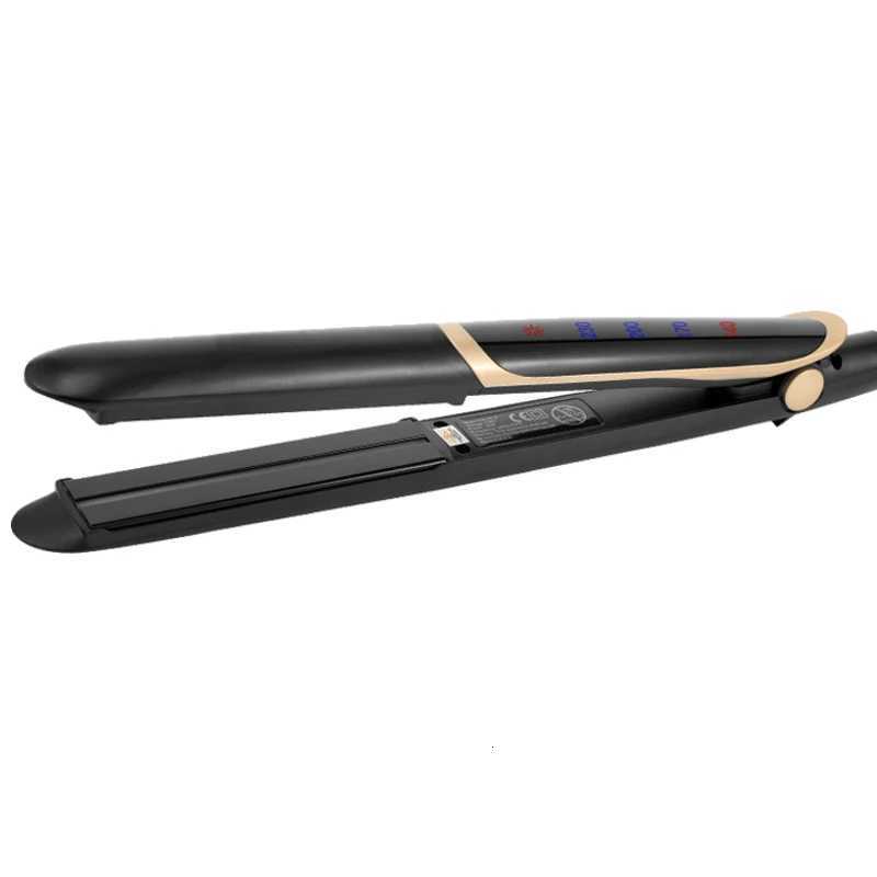 Hair Straightener Flat Iron Ceramic Plates for Smooth Styling 2-in-1 Hair Curling Straightener W250814