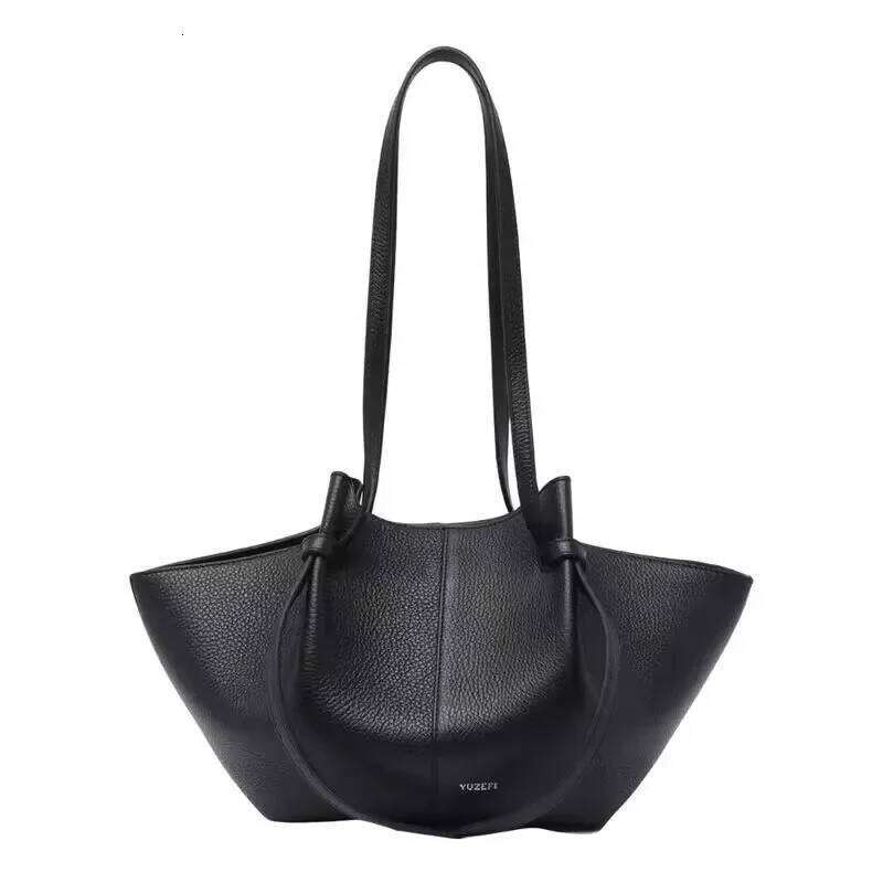 London YUZEFI Tote Bags for Women's Handbags Leather Large Capacity Shoulder Fashion Armpit Bag Female
