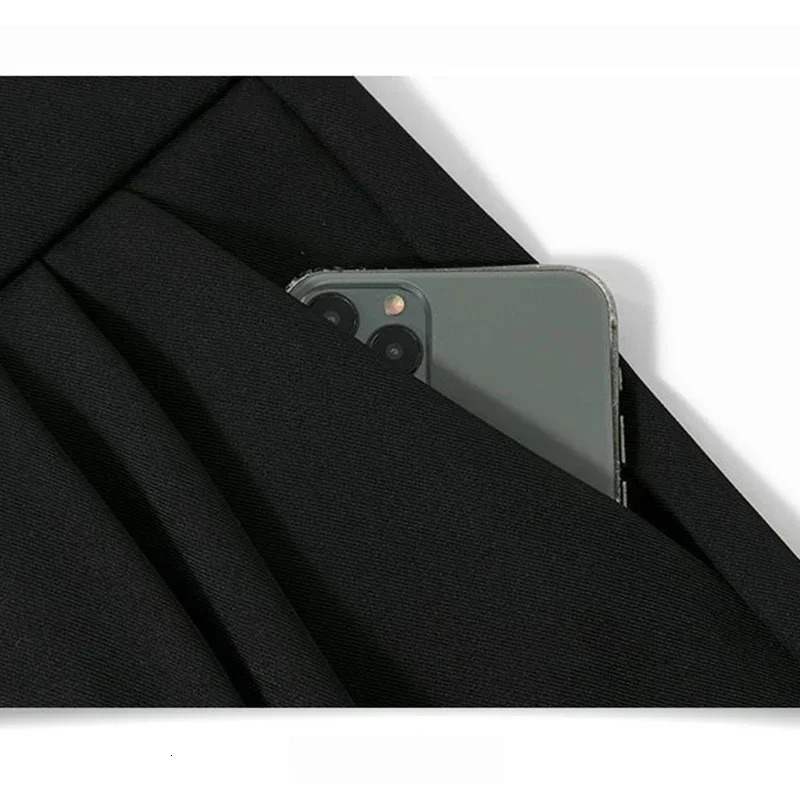 2025 Female Classic Straight Leg Pants Lady Solid Basic High Waisted Trouser Fashion Comfortable Suit 250808