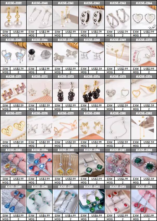 Prata al por Mayor Cuff Aretes Large Pure Sier Exaggerated Crystal Fashion Earrings