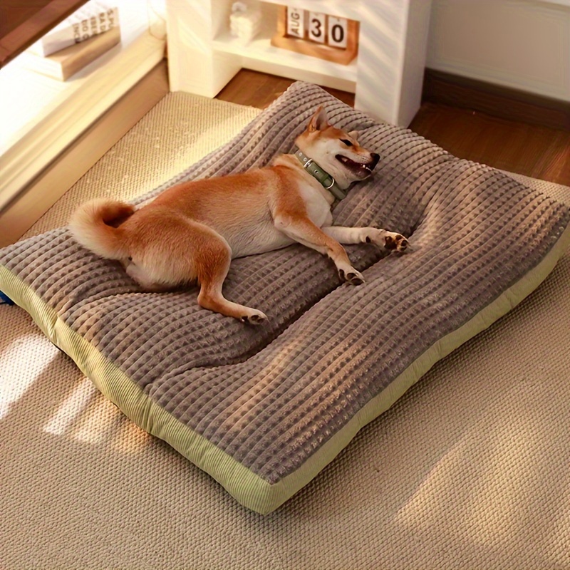 Durable Pet Sleeping Mat for Cats Small Medium Dogs Detachable Washable Soft Fluffy Multi-Scenario Use