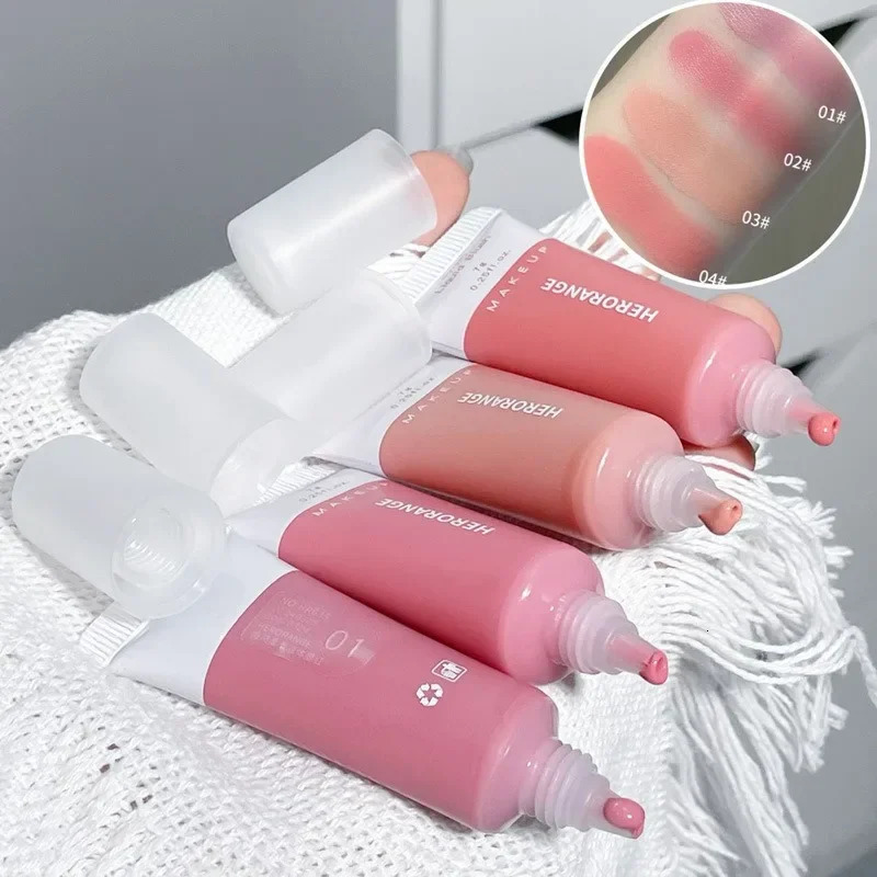 Matte Liquid Blush Lasting Natural Contouring Face Blusher Waterproof Facial Blush Brighten Rouge Creamy Cheek Korean Cosmetics 250813