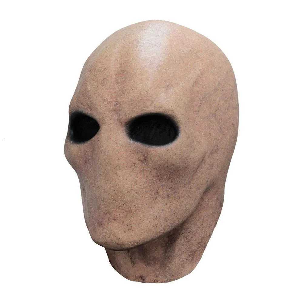 Slenderman Mask Cosplay Creepy Horror Faceless Man and Skull Latex Helmet Halloween Carnival Party Costume Props Y250814