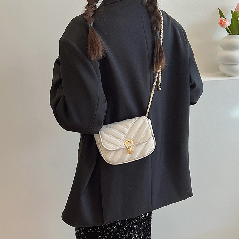 Luxury Brand Designer Bag This Year's Trend Small Bags 2024 Early Spring New Chain Women's Bag Small Square Bag Simple Crossbody Bag