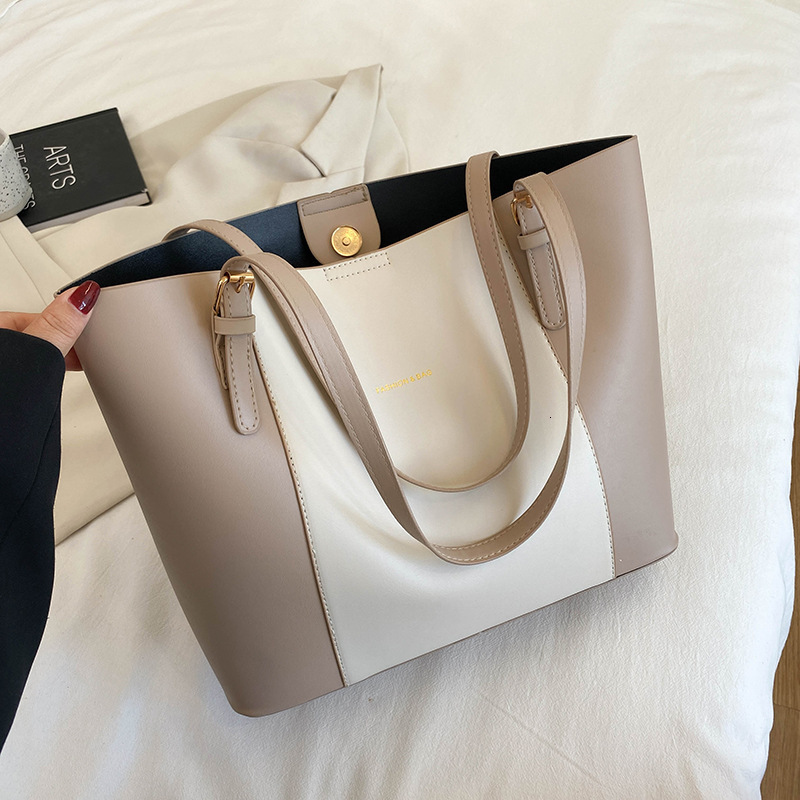 Luxury Brand Designer Bag Vintage Simple Elegant Commuter Bag For Women 2025 Autumn Winter New Fashionable Large Capacity Shoulder Handheld Tote Bag