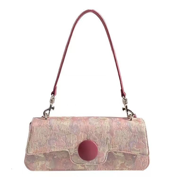 Designer Bag Wholesale Luxury Bag Women's Bags Niche Design Embroidered Underarm Bags Women 2025 New High-end Single Shoulder Baguette Bags