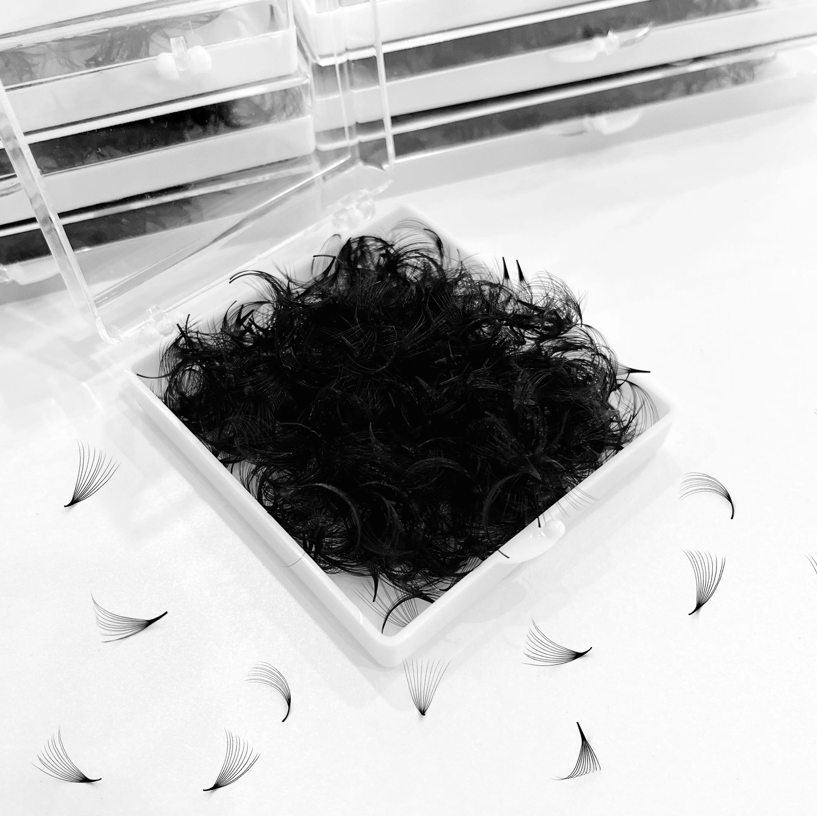 Abonnie 18mm Premade Volume Fan Pointy Base Fans Mega Eyelashes s 250811