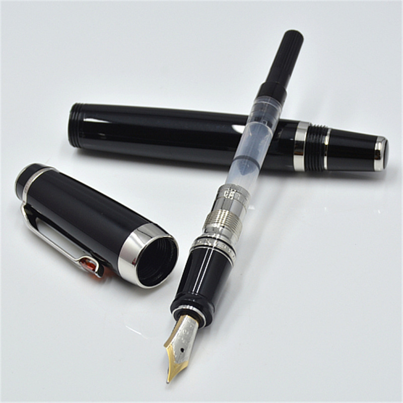 Wholesale Bohemies Black Resin Mini Rollerball Portable Short Travel Office School Dwe74 Writing Ball Pens With Gem And Serial Number
