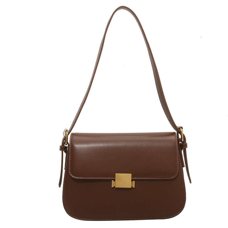 New Daily Solid Color Simple Saddle Korean Style Trend High-Quality Women's Crossbody Gift Bag
