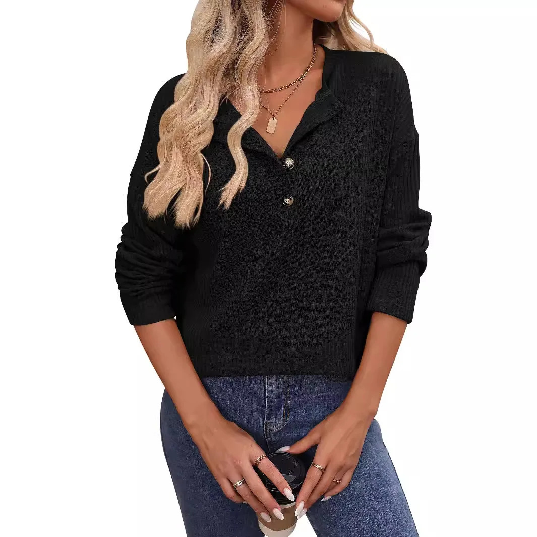 Solid Color Casual Loose Tshirts For Women Autumn Womens Oversized Tshirt Long Sleeve Blouses Tees Fashion Female Tops 250813