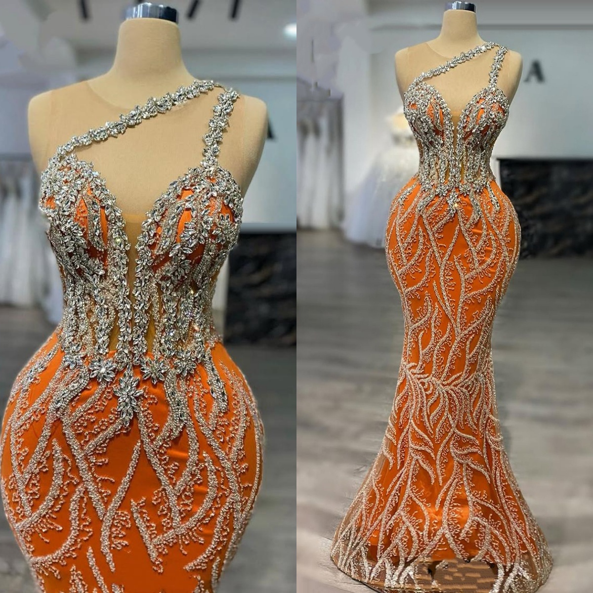 Orange Cocktail Dress Backless Birthday Party Gowns Black Girls Sleeveless Prom Evening Dresses vestidos de Graduacion Customized