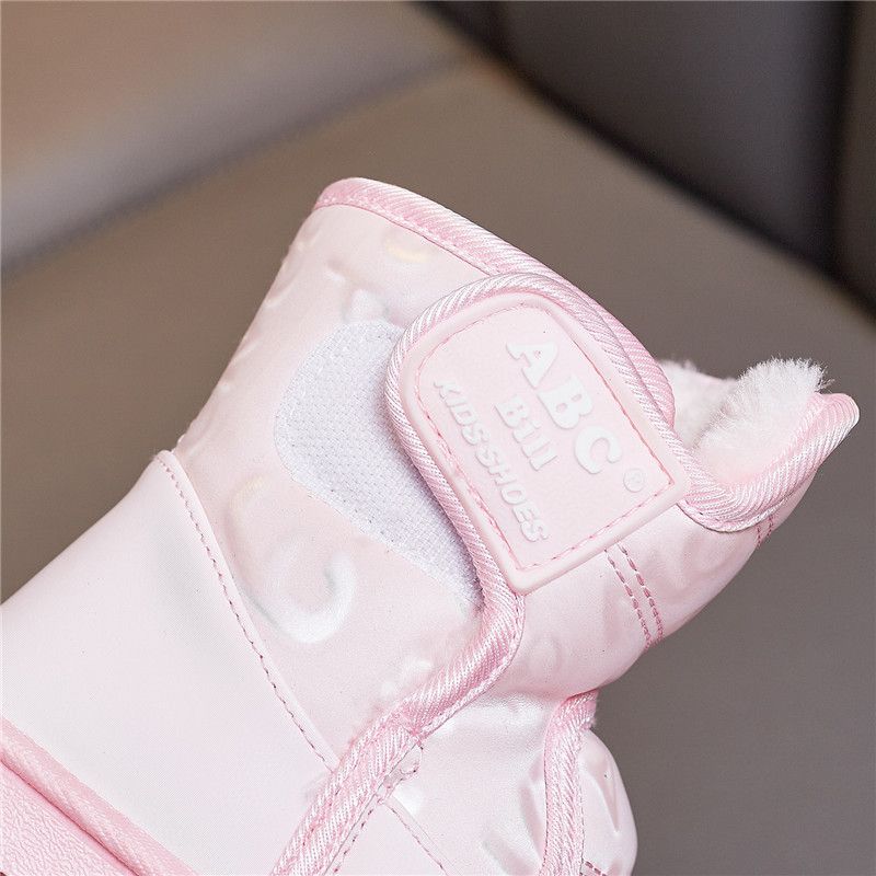 Child Shoes Kids Winter Boots for Children Antiskid Cotton Plush Girl Winter Warm Shoes Kidsnest Toddler Boy Snow Boots Sizes US 5C-4Y