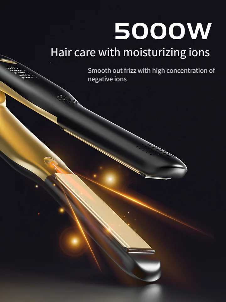 Ceramic Ionic Hair Straightener with LCD Display - Fast Heat for Smooth Shiny Hair Fast Heating for Smooth Shiny Hair for Women and Men W250814