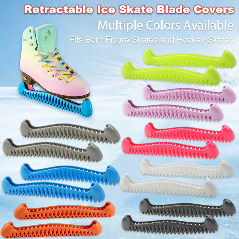 S/L/XL Walkable Ice Skate Blade Cover TPU Figure Skate Hockey Skates Prevent Puncture Scalable Blade Sleeve Blade Knife Cover 250812