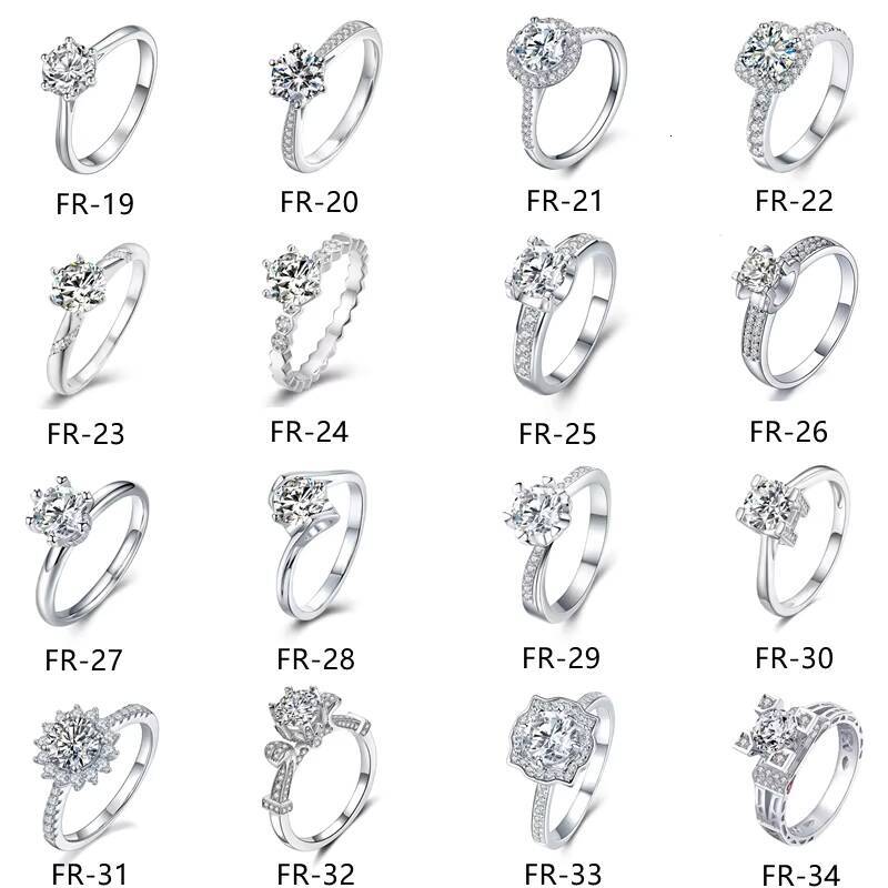 Custom Grown Dia 9K 10K 14K Solid White/yellow/rose Gold Lab Cultivated Wedding Ring Fine Jewelry