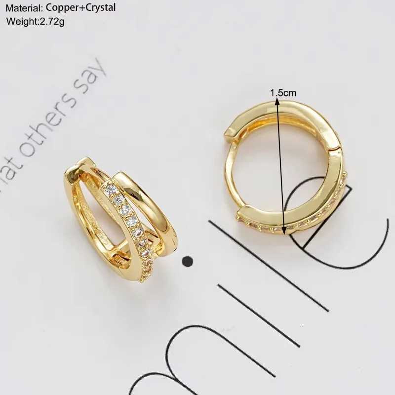 Simple Stainless Steel Hoop Earrings for Women Trend Circle Earring Piercing Jewelry Allergy Prevention Accessories Gift XJ250814