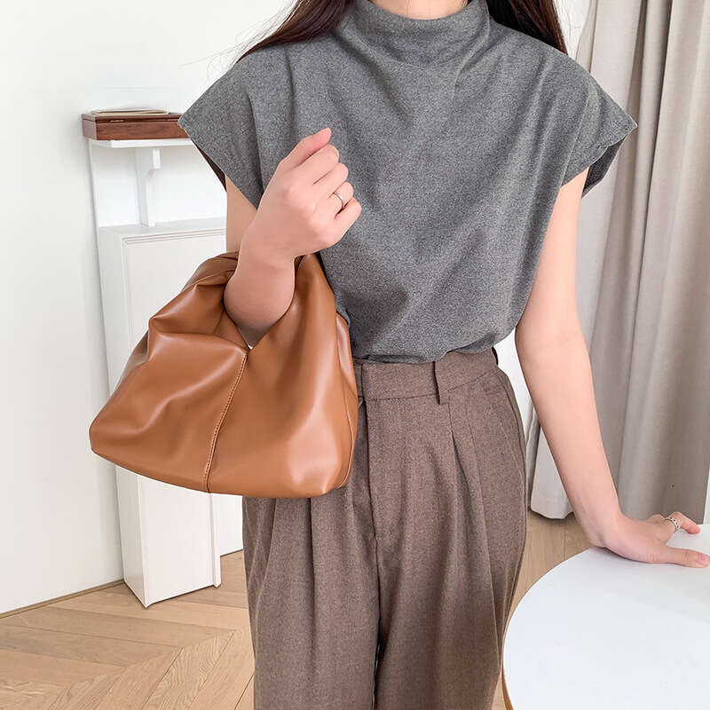 2025 New for Women Commuter Handbag Tote High-end Niche Design Soft Bags Designer Leather Pleated Cloud Bag