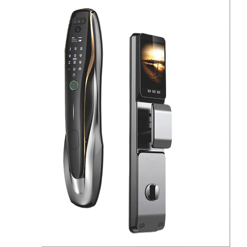 Application of Remote Secure Fingerprint and Facial Recognition Smart Home Door Lock RUBINHR1