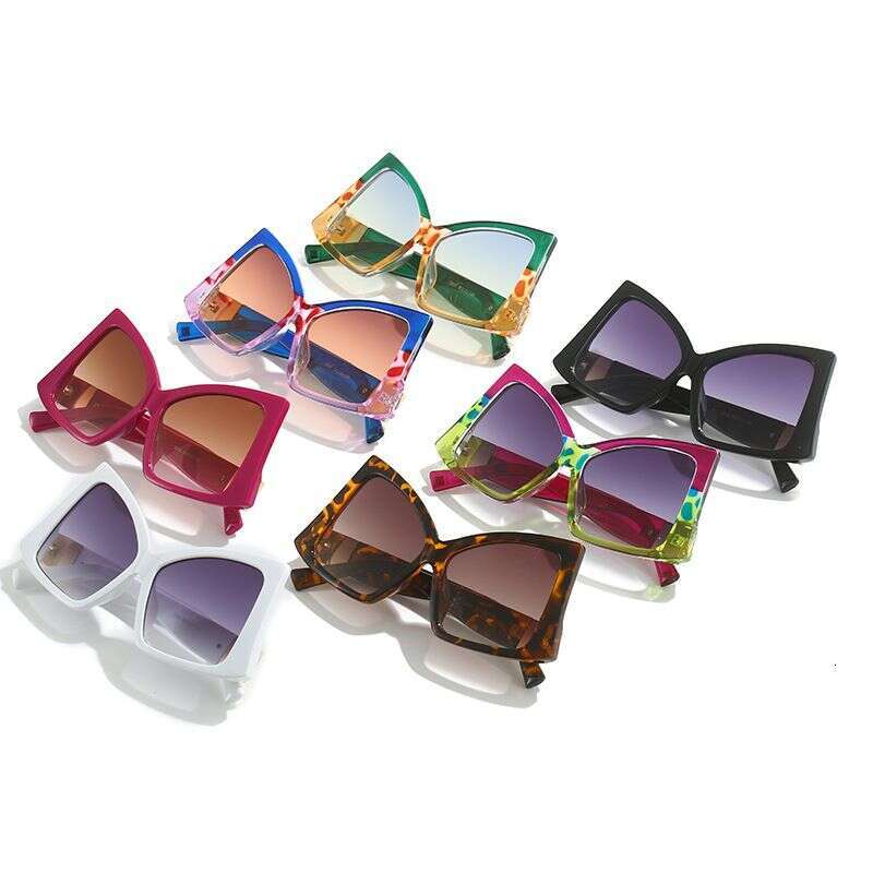 2022 New Bow Personalized Hip Hop Big Frame Funny Fashion Sunglasses