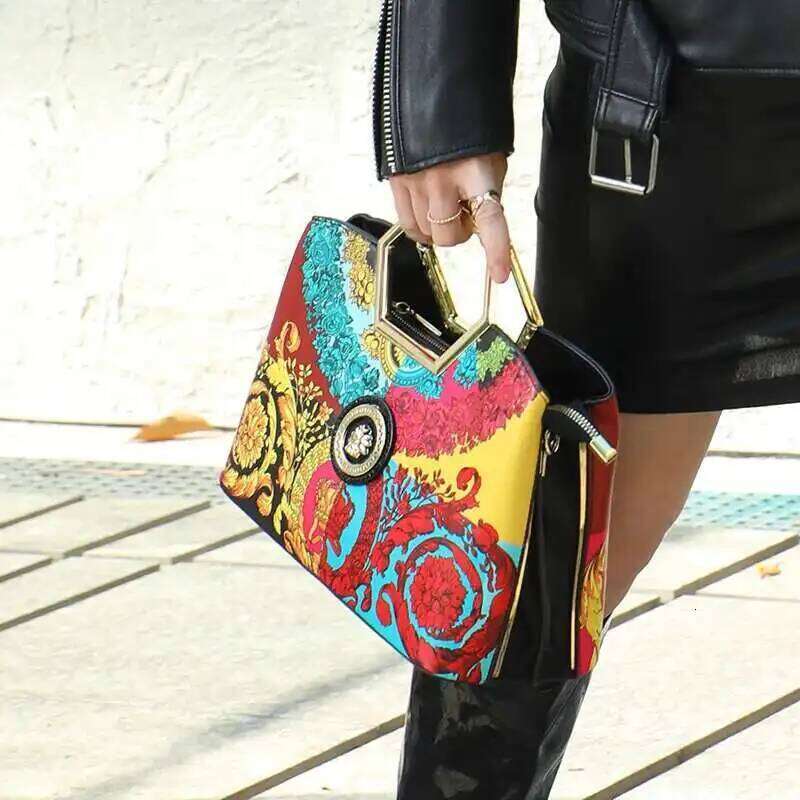 Designer Luxury Elegant Top Handle Various Printed Patterns Women S Crossbody Shoulder Frame Designer Bag